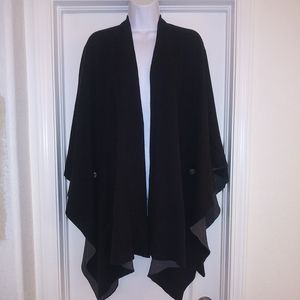 Vince Camuto Shawl Cape Poncho Cardigan Sweater